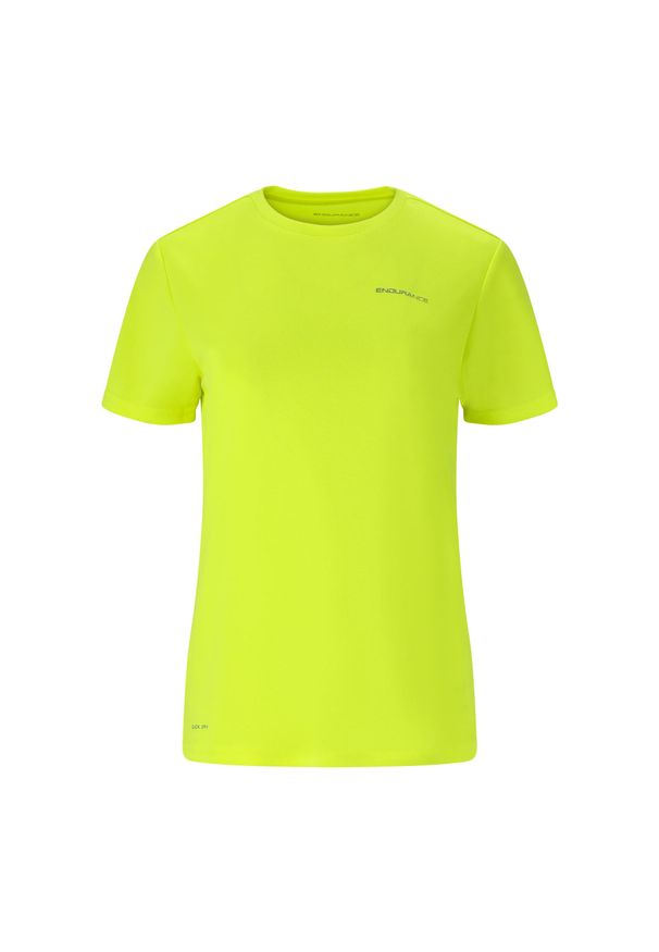 ENDURANCE - Damski jersey Endurance Vista V2 Performance. Kolor: wielokolorowy, żółty, pomarańczowy, zielony. Materiał: jersey. Sport: fitness