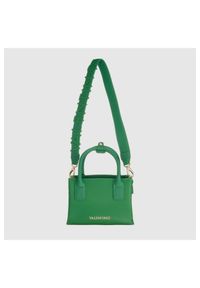 Valentino by Mario Valentino - VALENTINO Zielona torebka o teksturze skóry seychelles shopping. Kolor: zielony. Materiał: skórzane