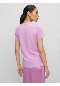 BOSS - Boss T-Shirt 50468356 Różowy Regular Fit. Kolor: różowy. Materiał: bawełna