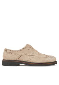 Pollini Półbuty SB10233G0MUB0104 Beżowy. Kolor: beżowy. Materiał: zamsz, skóra