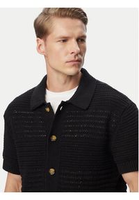 Tommy Jeans Koszula Crochet DM0DM23373 Czarny Regular Fit. Kolor: czarny. Materiał: syntetyk #2