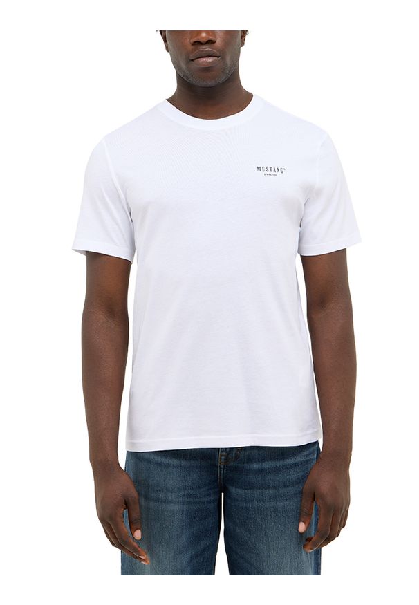 Męski T-Shirt Mustang Style Austin Bright White 1016857 2007