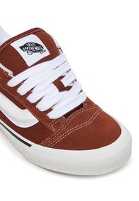 Vans Tenisówki Knu Skool VN000D22FSB1 Bordowy. Kolor: czerwony. Materiał: skóra, zamsz #4