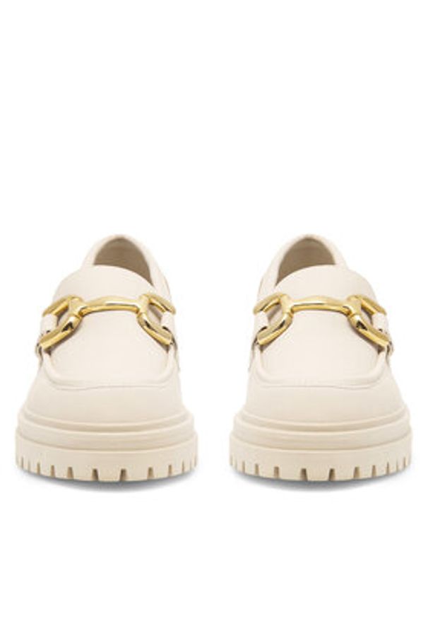 DeeZee Loafersy Chiara WS5195-42 Beżowy. Kolor: beżowy. Materiał: syntetyk