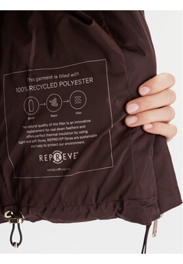 JOOP! Kurtka zimowa Oksana 30048848 Brązowy Regular Fit. Kolor: brązowy. Materiał: syntetyk. Sezon: zima