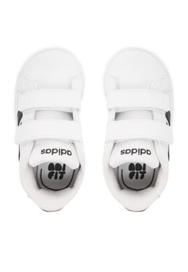 Adidas - adidas Sneakersy Grand Court 3.0 HP3534 Biały. Kolor: biały. Materiał: skóra