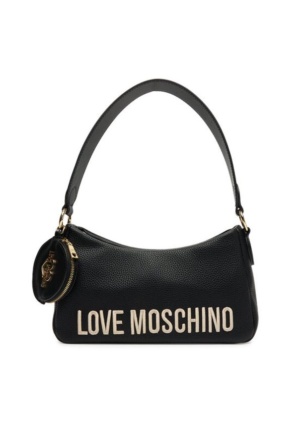 Love Moschino - LOVE MOSCHINO Torebka JC4104PP1NLT1000 Czarny. Kolor: czarny. Materiał: skórzane