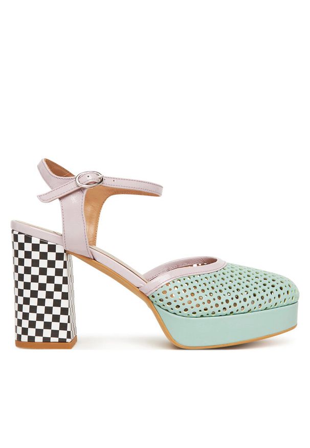 Czółenka Fly London. Kolor: turkusowy