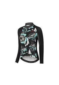 SPIUK - Damski jersey z długim rękawem Spiuk Summum Ostara. Kolor: czarny. Materiał: jersey. Długość rękawa: długi rękaw. Długość: długie. Sport: kolarstwo