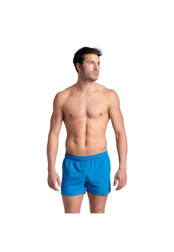 Spodenki dresowe męskie krótkie szorty plażowe sportowe kąpielowe Arena X-Short. Kolor: niebieski. Materiał: dresówka. Długość: krótkie