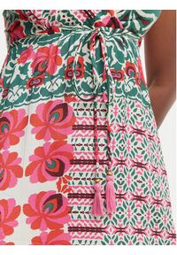 Iconique Sukienka letnia Lidia IC26-095 Kolorowy Regular Fit. Materiał: syntetyk. Wzór: kolorowy. Sezon: lato #5