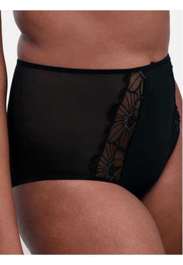 Chantelle Figi klasyczne z wysokim stanem Lush C22OC5 Czarny. Stan: podwyższony. Kolor: czarny. Materiał: syntetyk
