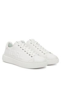 Karl Lagerfeld - KARL LAGERFELD Sneakersy KL24225 Biały. Kolor: biały. Materiał: skóra #5