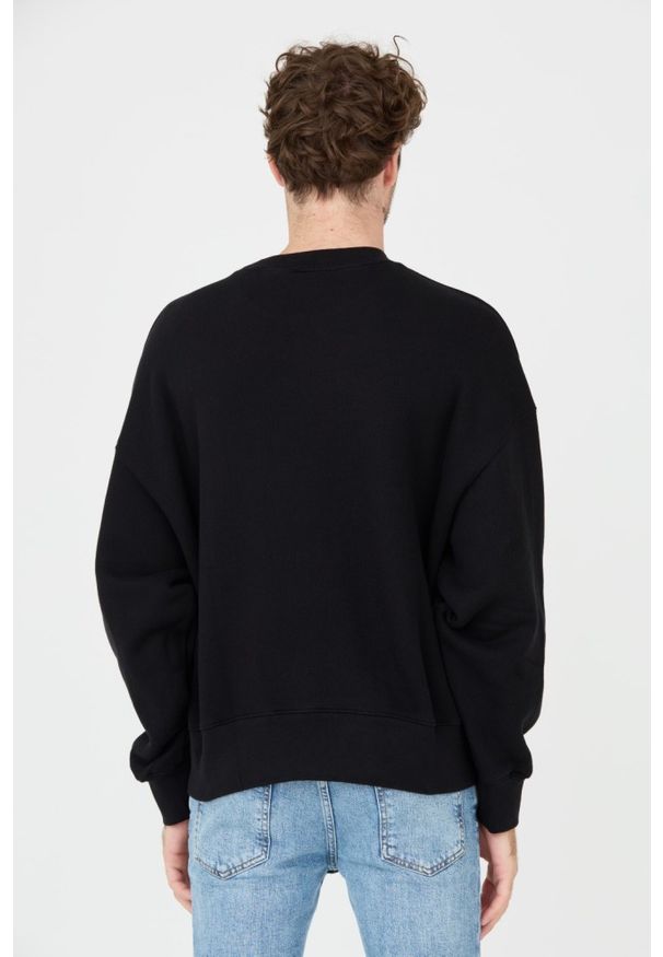 PALM ANGELS Czarna męska bluza Bear Crew, Rozmiar L. Kolor: czarny