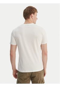 Napapijri T-Shirt S-Mahsa NP0A4FZB Écru Regular Fit. Materiał: bawełna #3