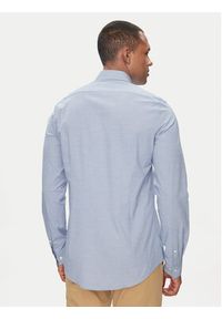 Calvin Klein Koszula Chambray K10K112679 Niebieski Slim Fit. Kolor: niebieski. Materiał: bawełna #5