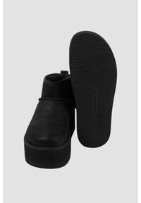 Karl Lagerfeld - KARL LAGERFELD Czarne botki zamszowe THERMO Lo Slip On Boot, Rozmiar 38. Zapięcie: bez zapięcia. Kolor: czarny. Materiał: zamsz #3