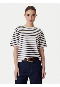 Weekend Max Mara T-Shirt Multid 2615941031 Beżowy Relaxed Fit. Kolor: beżowy. Materiał: bawełna #1