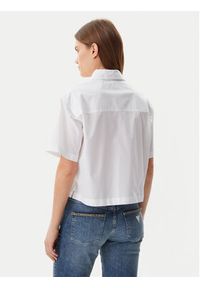 Guess Koszula W5GH98 WH7P1 Biały Regular Fit. Kolor: biały. Materiał: bawełna #5