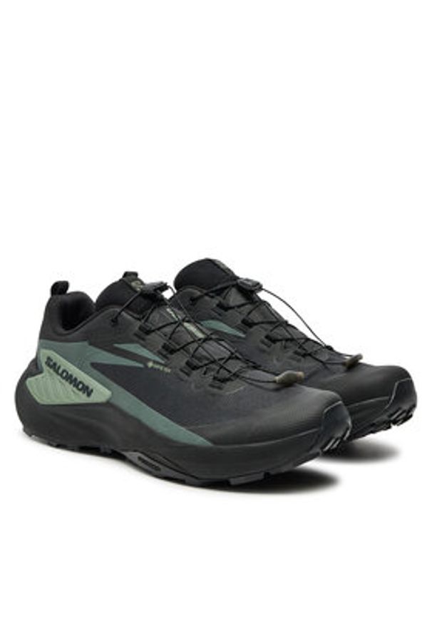 salomon - Salomon Buty do biegania Genesis Gore-Tex L47518700 Czarny. Kolor: czarny. Materiał: materiał. Technologia: Gore-Tex