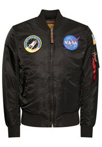 Alpha Industries Kurtka bomber Nasa 166107 Czarny Regular Fit. Kolor: czarny. Materiał: syntetyk #2