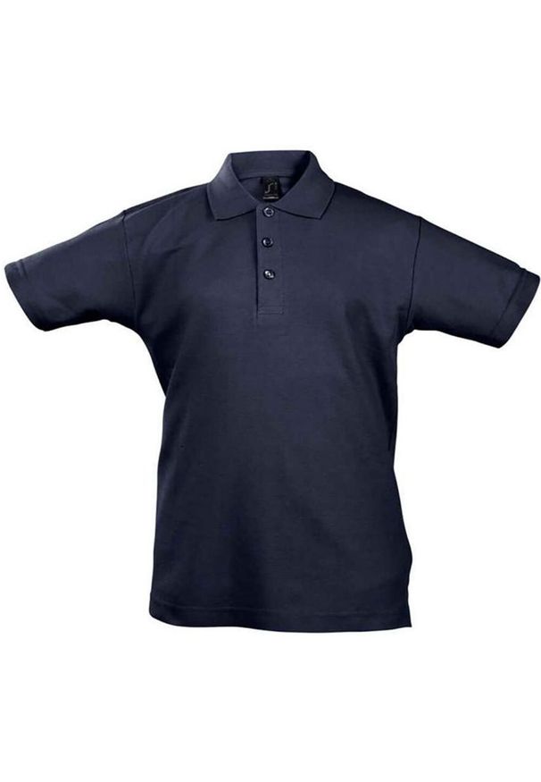 SOL'S - Koszulka Polo Dla Dzieci/dzieci Summer II. Typ kołnierza: polo. Kolor: niebieski