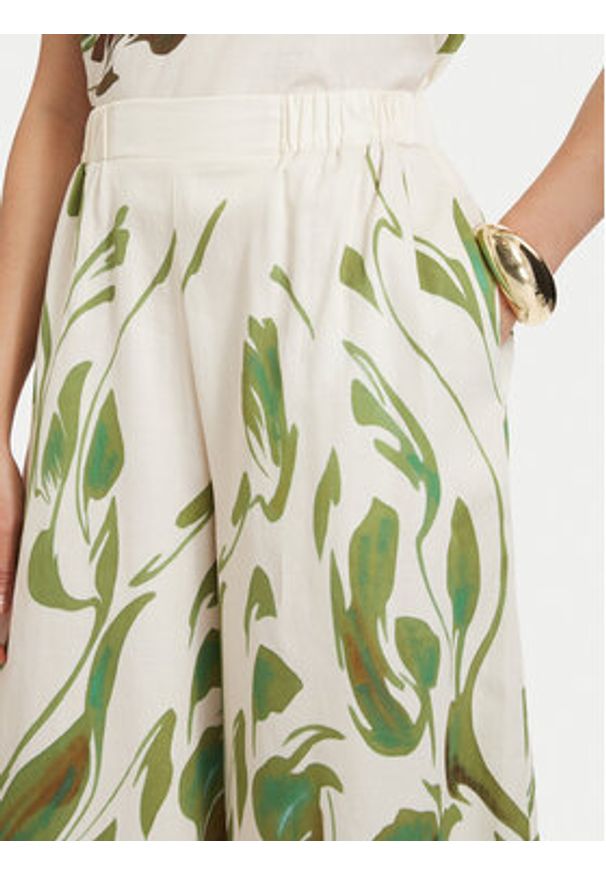 ACCESS FASHION Kuloty 63-5070-0250 Kremowy Wide Leg. Kolor: kremowy. Materiał: bawełna