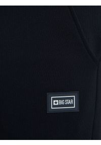 Big-Star - Spodnie męskie dresowe czarne Wider 906/ Artis 906/ Rubber 906. Kolor: czarny. Materiał: dresówka