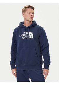 The North Face Bluza Drew Peak NF0A89EM Granatowy Regular Fit. Kolor: niebieski. Materiał: bawełna #1