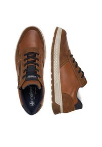 Rieker Sneakersy 37029-25 Brązowy. Kolor: brązowy. Materiał: materiał #6
