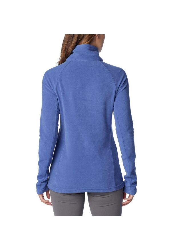 columbia - Polar Sportowy Damski Columbia Glacial Iv 1/2 Zip. Kolor: niebieski. Materiał: polar