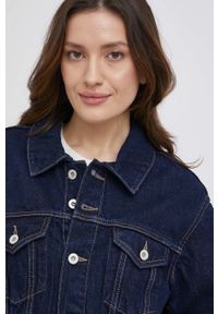 only - Only kurtka jeansowa damska kolor granatowy przejściowa oversize. Kolor: niebieski. Materiał: jeans #2