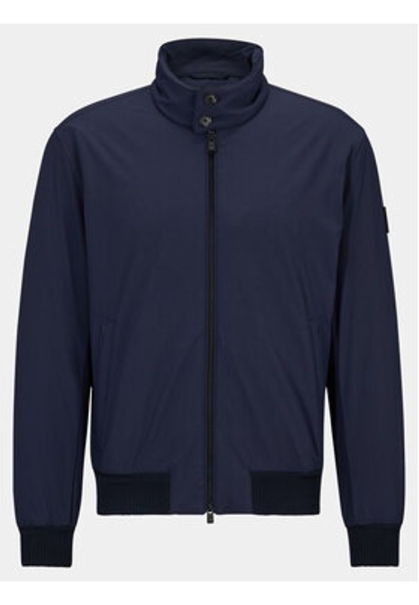 BOSS - Boss Kurtka bomber P-Cordovan 50493682 Granatowy Regular Fit. Kolor: niebieski. Materiał: syntetyk
