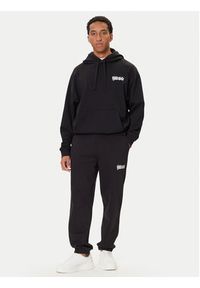 Hugo - HUGO Spodnie dresowe Nyrotro 50549779 Czarny Loose Fit. Kolor: czarny. Materiał: bawełna #4