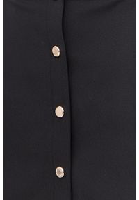Morgan spódnica kolor czarny mini rozkloszowana. Kolor: czarny. Materiał: tkanina #3