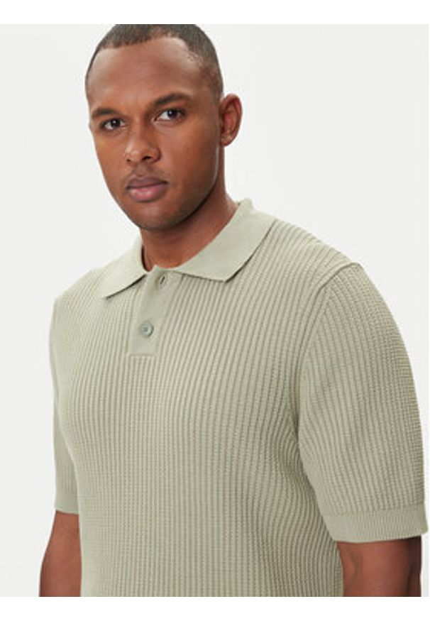 BOSS Polo Akoppo 50543670 Zielony Regular Fit. Typ kołnierza: polo. Kolor: zielony. Materiał: bawełna