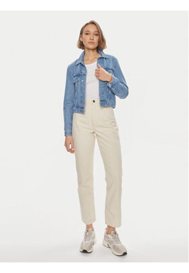 Calvin Klein Jeansy K20K206573 Écru Slim Fit