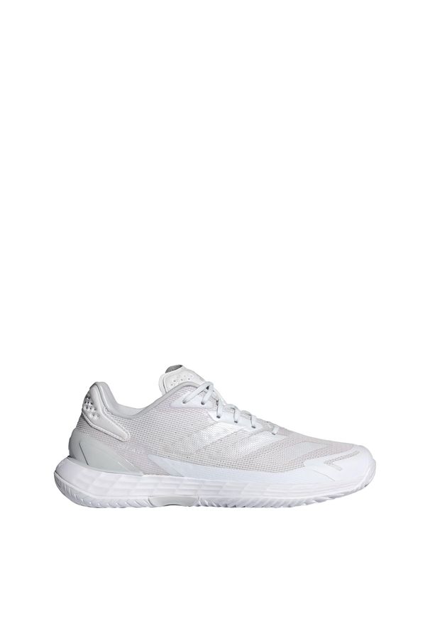 Adidas - Buty Defiant Speed 2 Tennis. Kolor: biały, szary, wielokolorowy. Materiał: materiał. Sport: tenis