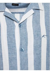INDICODE Koszula Carlui 20-459 Niebieski Regular Fit. Kolor: niebieski. Materiał: len
