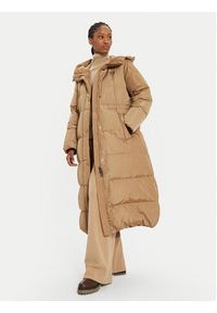 Weekend Max Mara Płaszcz zimowy Dolly 2425496052 Beżowy Relaxed Fit. Kolor: beżowy. Materiał: syntetyk. Sezon: zima #6