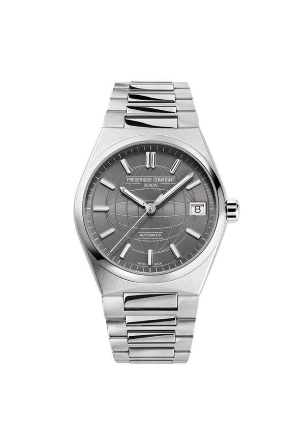 Zegarek Damski FREDERIQUE CONSTANT Ladies Automatic Highlife FC-303LG2NH6B. Materiał: guma, materiał. Styl: sportowy