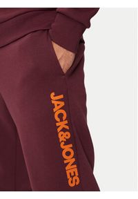 Jack & Jones - Jack&Jones Komplet dresowy Alvis 12267884 Bordowy Standard Fit. Kolor: czerwony. Materiał: bawełna, syntetyk #5