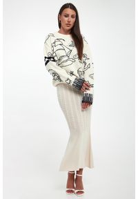 Pinko - Sweter damski wełniany Andros TWINSET. Materiał: wełna