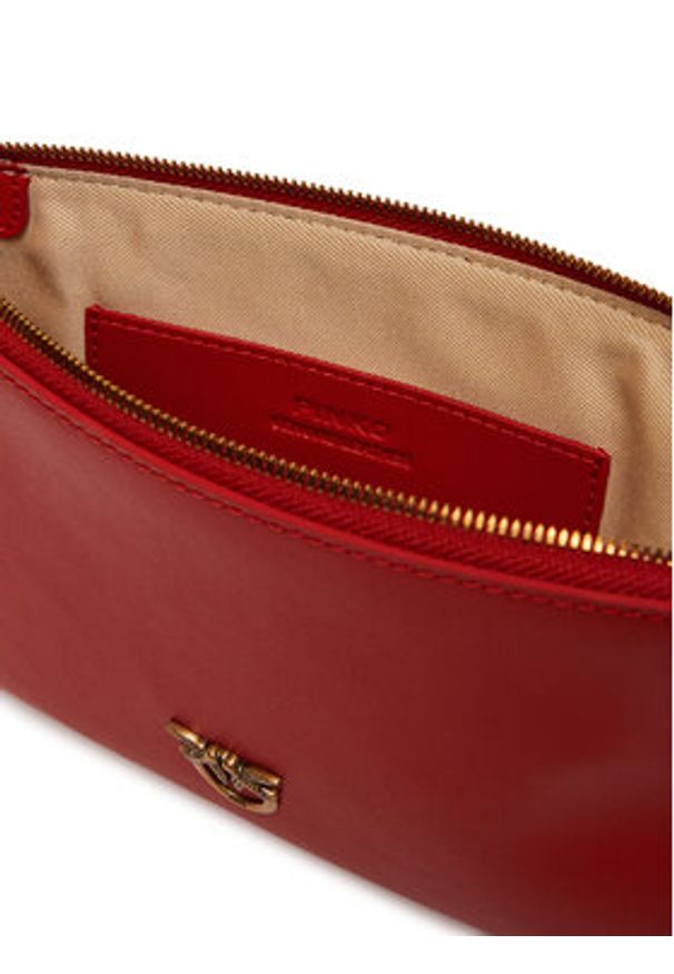 Pinko - PINKO Torebka Wristlet PE 25 PCPL 104353 A0F1 Czerwony. Kolor: czerwony. Materiał: skórzane