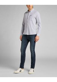 Lee - LEE SLIM BUTTON DOWN NAVY L66XMC35. Typ kołnierza: button down #5