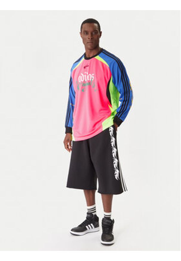 Adidas - adidas Longsleeve Spiders Goalkeeper JW0203 Kolorowy Loose Fit. Materiał: syntetyk. Długość rękawa: długi rękaw. Wzór: kolorowy