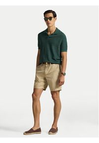 Polo Ralph Lauren Szorty materiałowe 710741375024 Beżowy Regular Fit. Kolor: beżowy. Materiał: bawełna #4