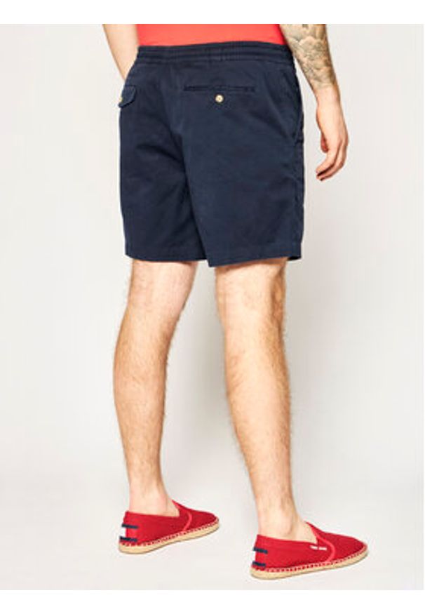 Polo Ralph Lauren Szorty materiałowe Prepster 710644995 Granatowy Classic Fit. Kolor: niebieski. Materiał: bawełna