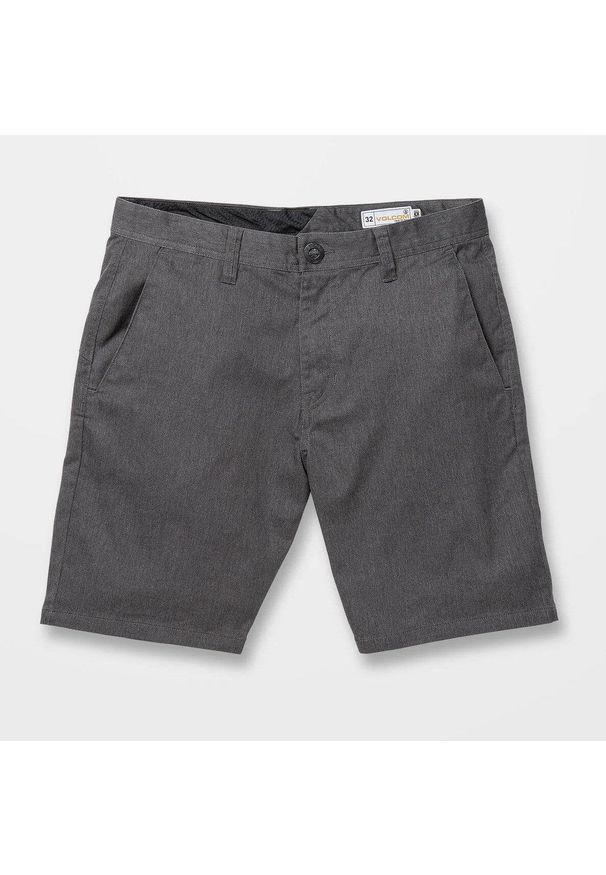 Krótkie spodenki Volcom Fricking Modern 19 w kolorze węgiel melanż. Kolor: szary. Długość: krótkie. Wzór: melanż. Sport: skateboard