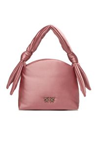 Pinko Torebka Knots Mini Pouch Satin PE 24 PLTT 102770 A1KA Różowy. Kolor: różowy